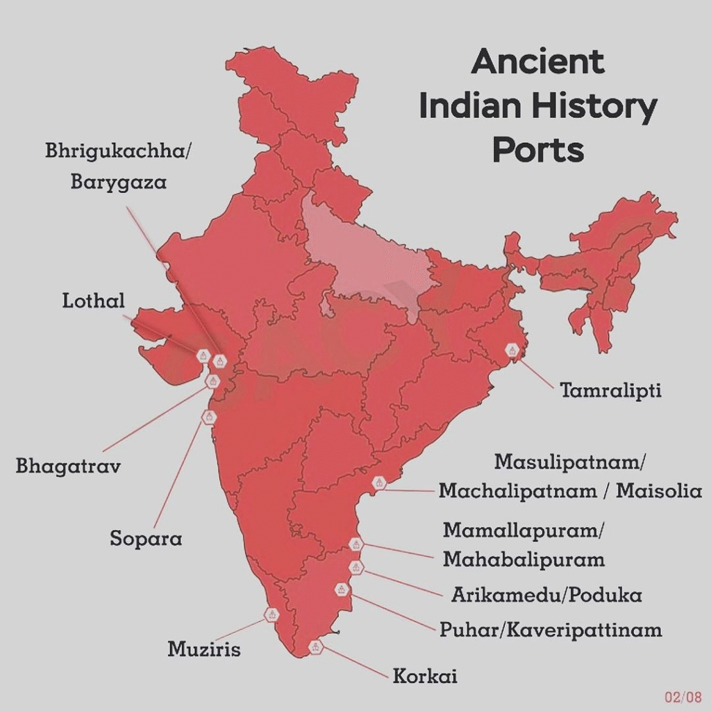 Ancient indian history ports