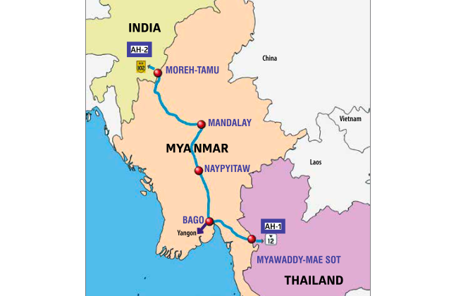 INDIA'S KEY PROJECTS IN MYANMAR