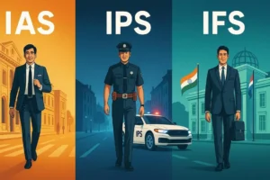 Difference between IAS IPS and IFS with officers shown; compares roles, training academies, postings and career paths for UPSC CSE aspirants.