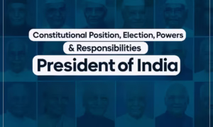 President of India Constitutional Position, Election, Powers, and Responsibilities