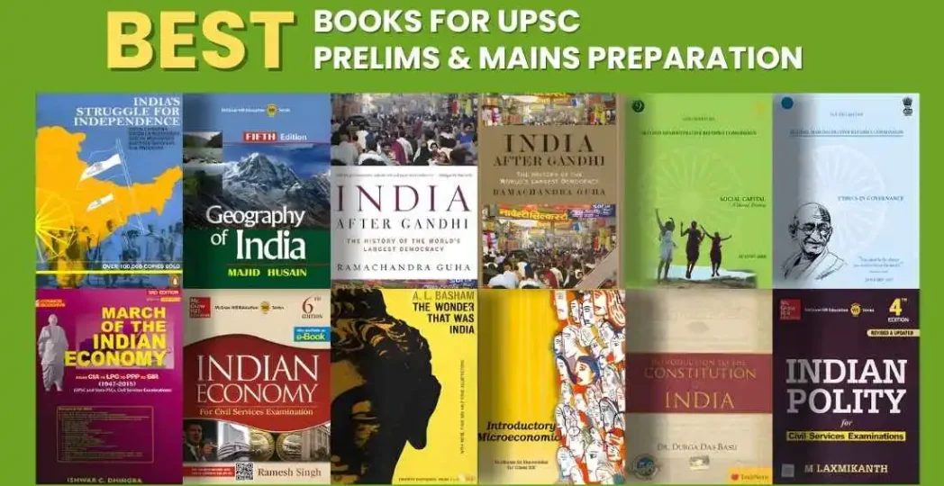 Best Books for UPSC Prelims & Mains Preparation