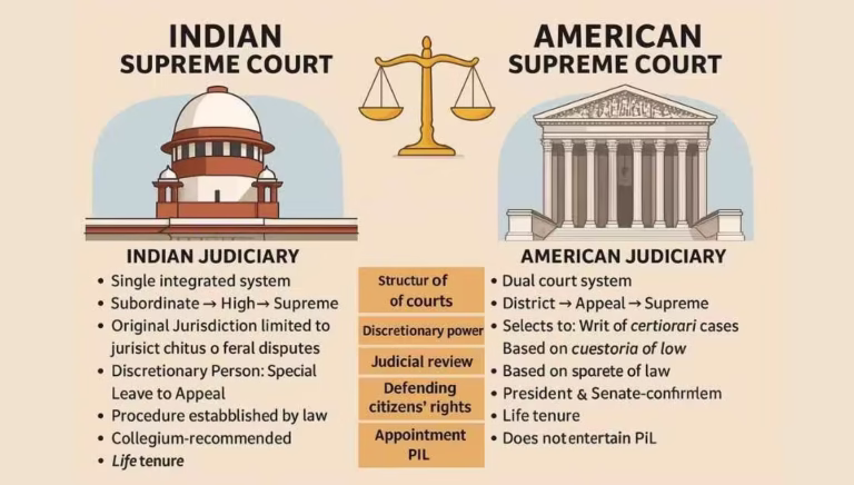 Indian vs American Supreme Courts