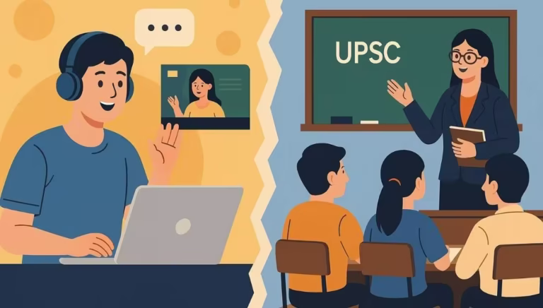 Online vs Offline UPSC Coaching Which Is More Effective