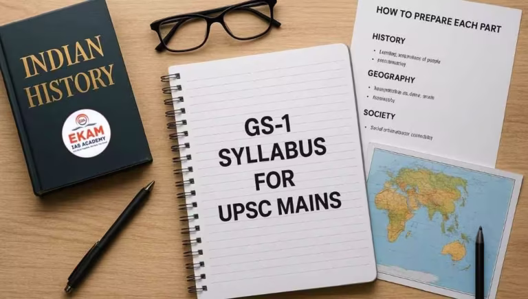 GS-1 Syllabus For UPSC Mains