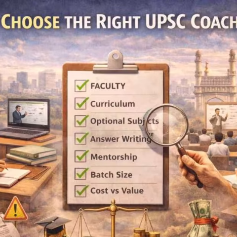 How to Choose the Right and Best UPSC Coaching Institute?