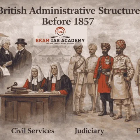 British Administrative Structure in India Before 1857