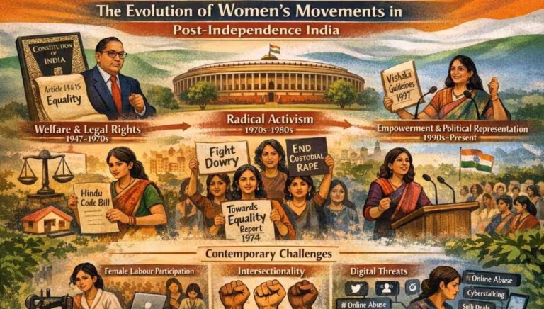 The evolution of women's movements in India UPSC