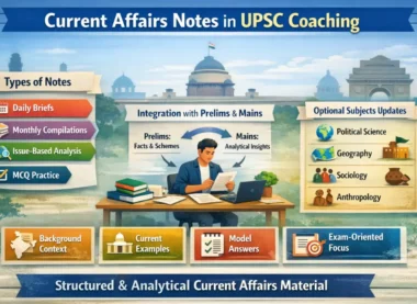 Current Affairs Notes in UPSC Coaching