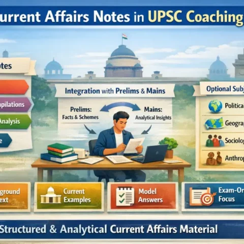 Current Affairs Notes in UPSC Coaching