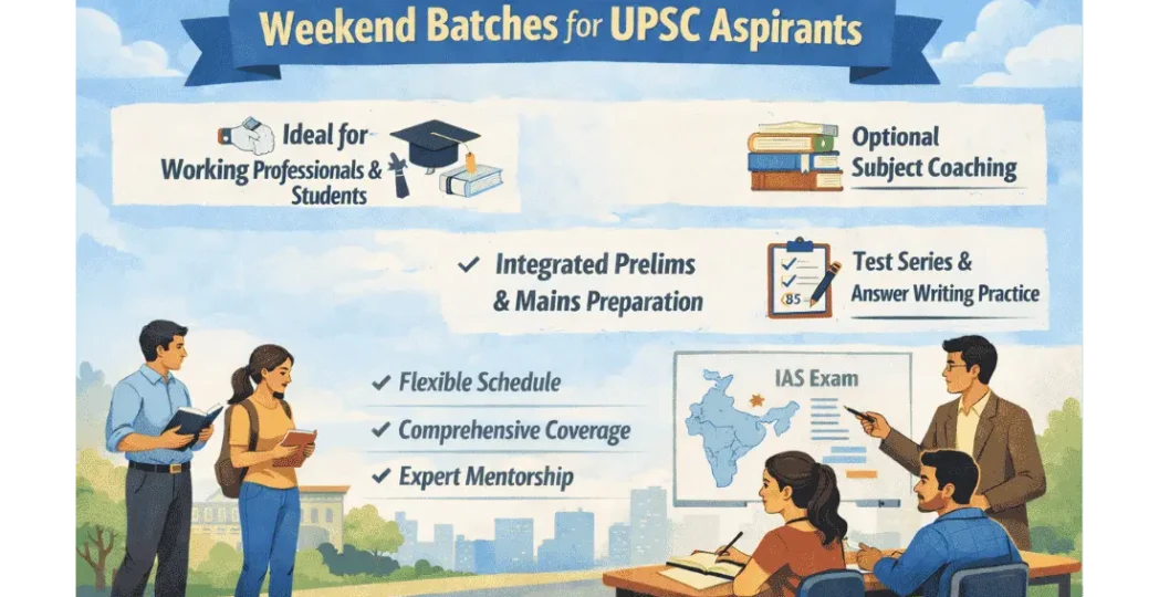 Weekend Batches for UPSC Aspirants