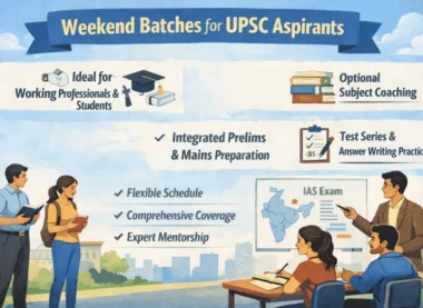 Weekend Batches for UPSC Aspirants