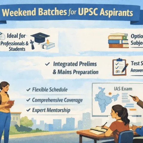 Weekend Batches for UPSC Aspirants