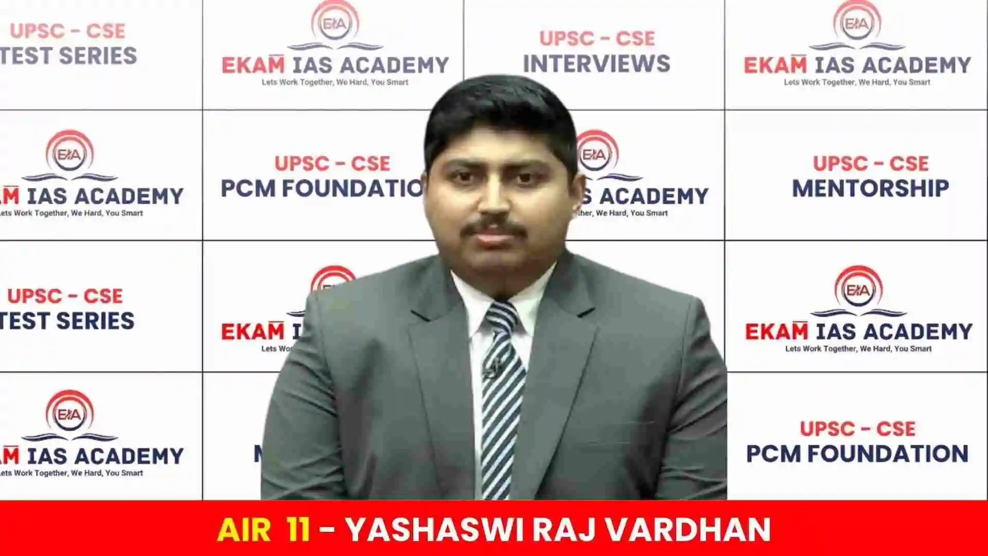 AIR 11 - YASHASWI RAJ VARDHAN