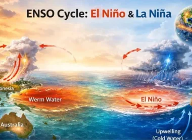 El Niño and La Niña ENSO,Climate Shockwaves Across Continents