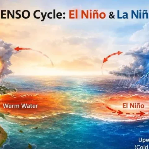 El Niño and La Niña ENSO,Climate Shockwaves Across Continents