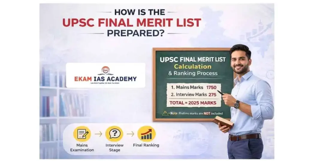 How is UPSC Final Merit List Prepared?