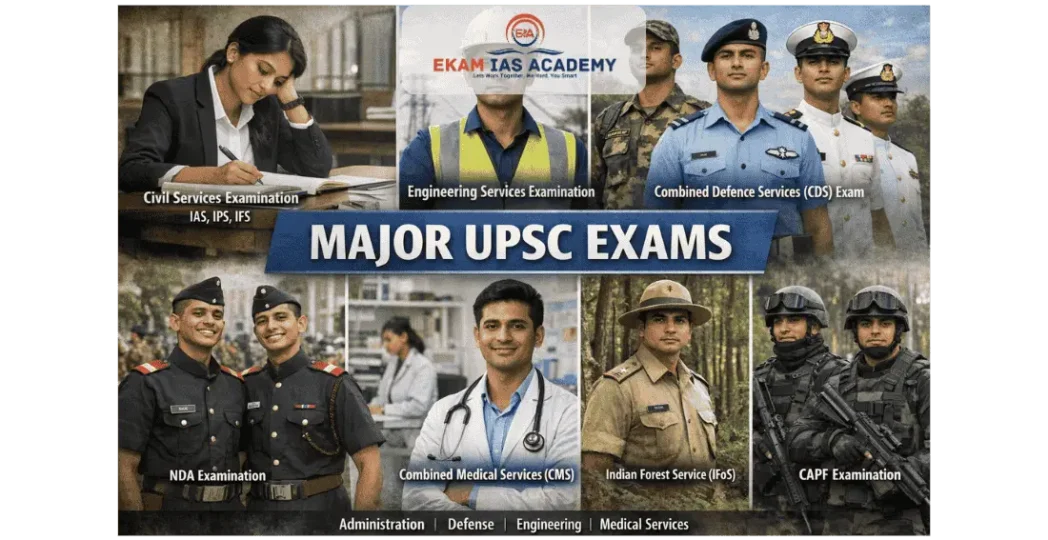 Major UPSC Exam List