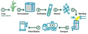 100% ethanol blending (E100)