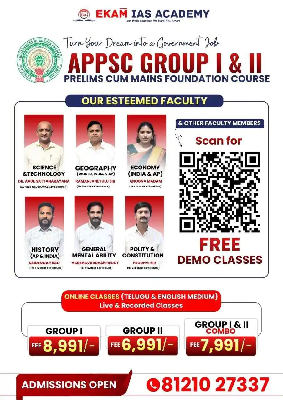 APPSC Group 1 and 2 Course Batch