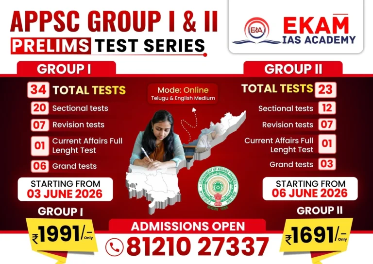 APPSC Group 1 and 2 Prelims Test Series