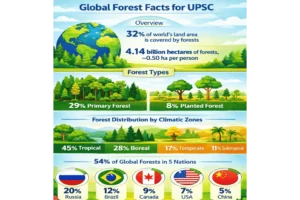Global Forest facts for UPSC