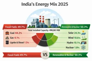 Indias Energy Mix 2025