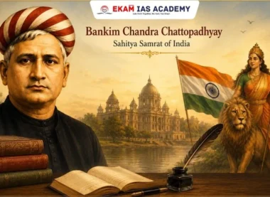 Bankim Chandra Chattopadhyay Sahitya Samrat of India