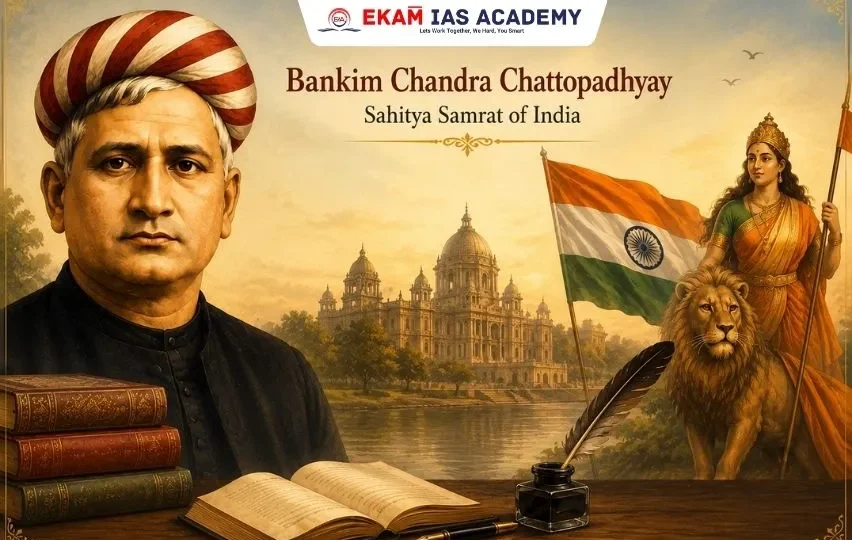 Bankim Chandra Chattopadhyay Sahitya Samrat of India
