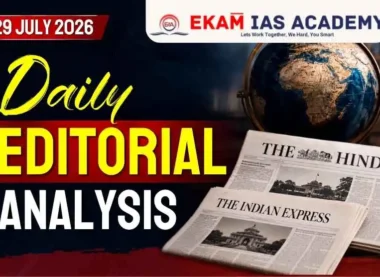 Daily Editorial Analysis 29 July 2026