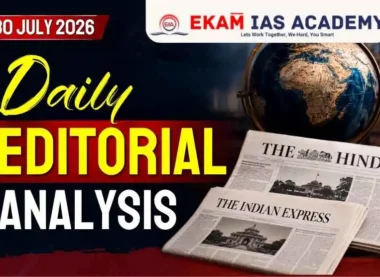 Daily Editorial Analysis 30 July 2026