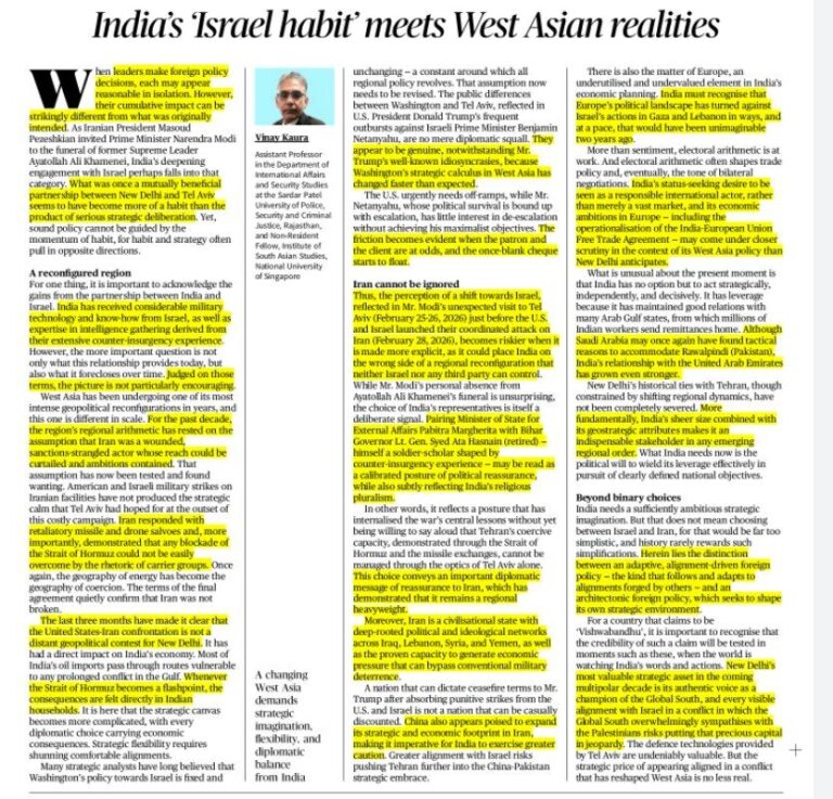 India & West Asia