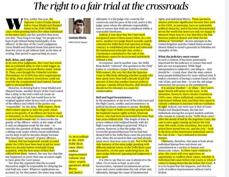 The Right to a Fair Trial at the Crossroads