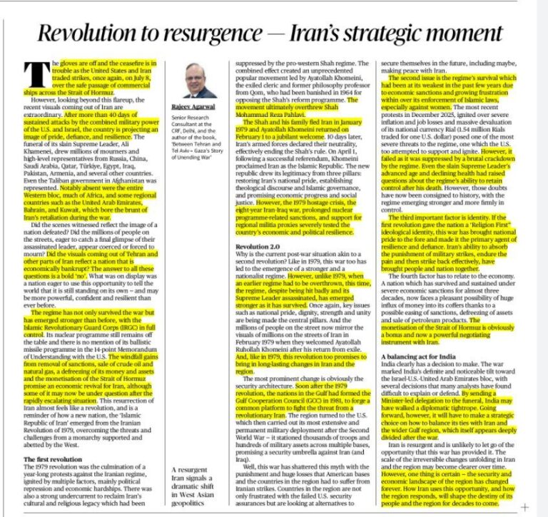 Iran’s Strategic Resurgence