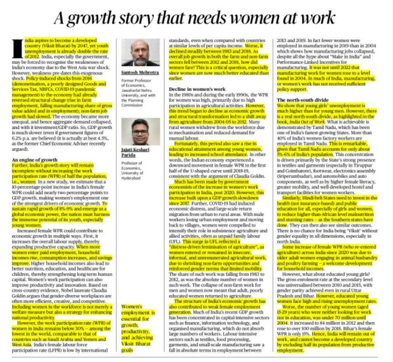 A Growth Story That Needs Women at Work