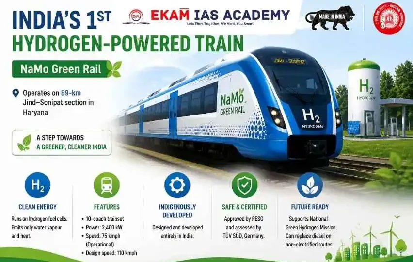 India’s 1st Hydrogen-Powered Train