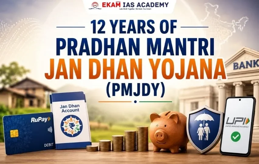 12 years of Pradhan Mantri Jan Dhan Yojana (PMJDY)