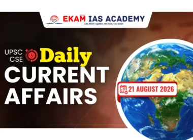 Daily Current affairs 21 August 2026