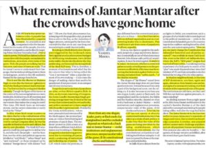 Beyond Jantar Mantar: What Remains After the Protests