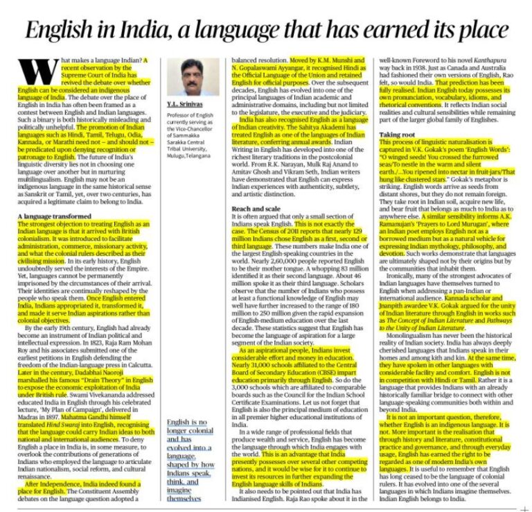 English in India: A Language That Has Earned Its Place
