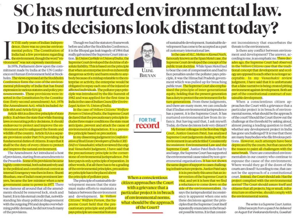 Supreme Court & Environmental Law