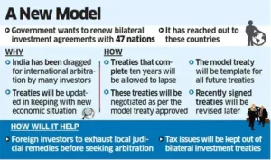 Indias Model Bilateral Investment Treaty