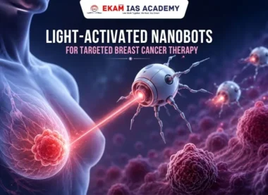 Light-Activated Nanobots for Targeted Breast Cancer Therapy