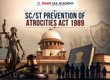 SC/ST Prevention Of Atrocities Act 1989