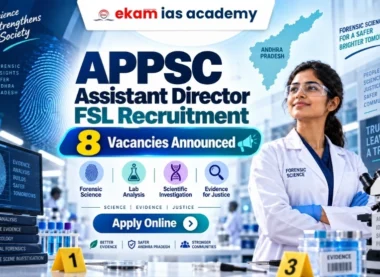 APPSC Assistant Director FSL Recruitment 2026