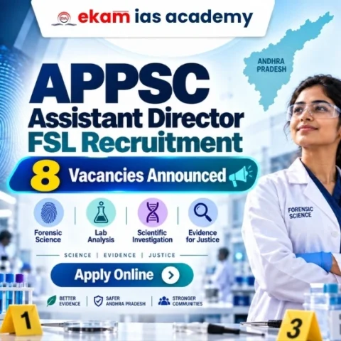 APPSC Assistant Director FSL Recruitment 2026