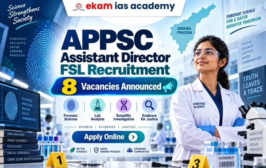 APPSC Assistant Director FSL Recruitment 2026