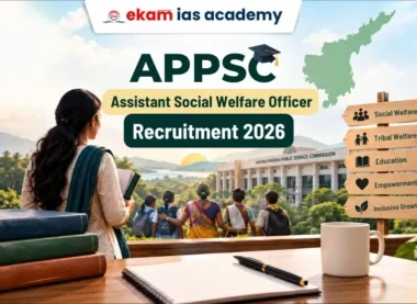 APPSC Assistant Social Welfare Officer Recruitment 2026