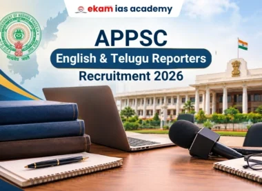 APPSC English & Telugu Reporters Recruitment 2026