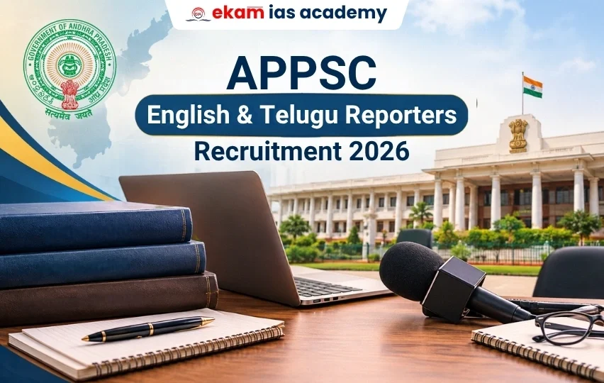APPSC English & Telugu Reporters Recruitment 2026