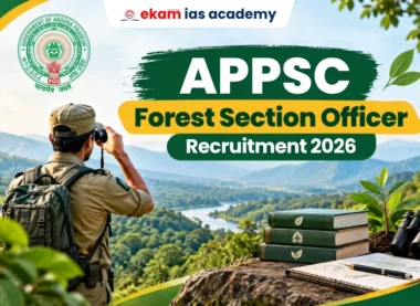 APPSC Forest Section Officer Recruitment 2026